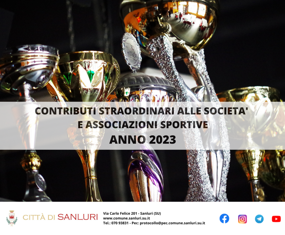 Contributi straordinari sport