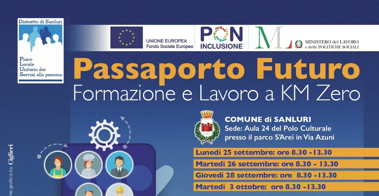 Passaporto futuro loc Sanluri