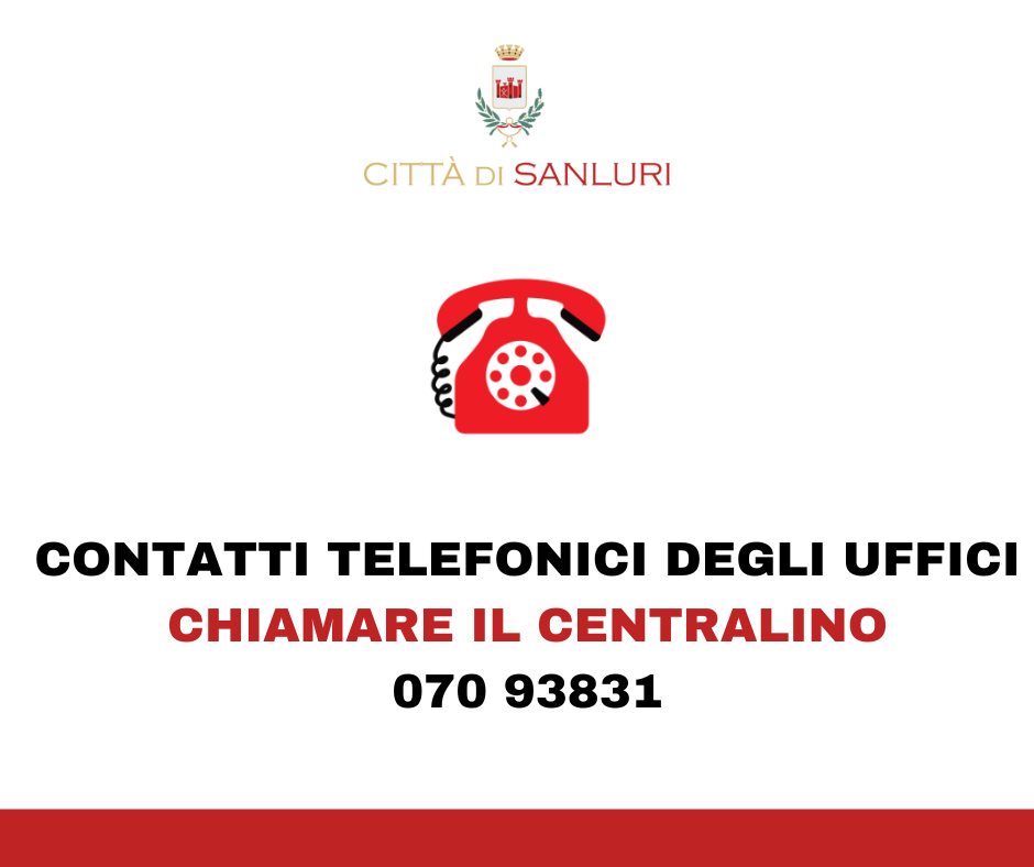 contatti telefonici degli uffici