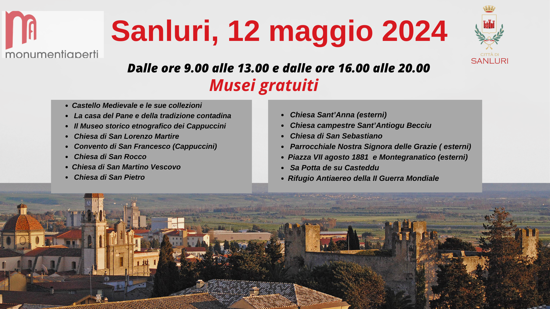 MONUMENTI APERTI 2024