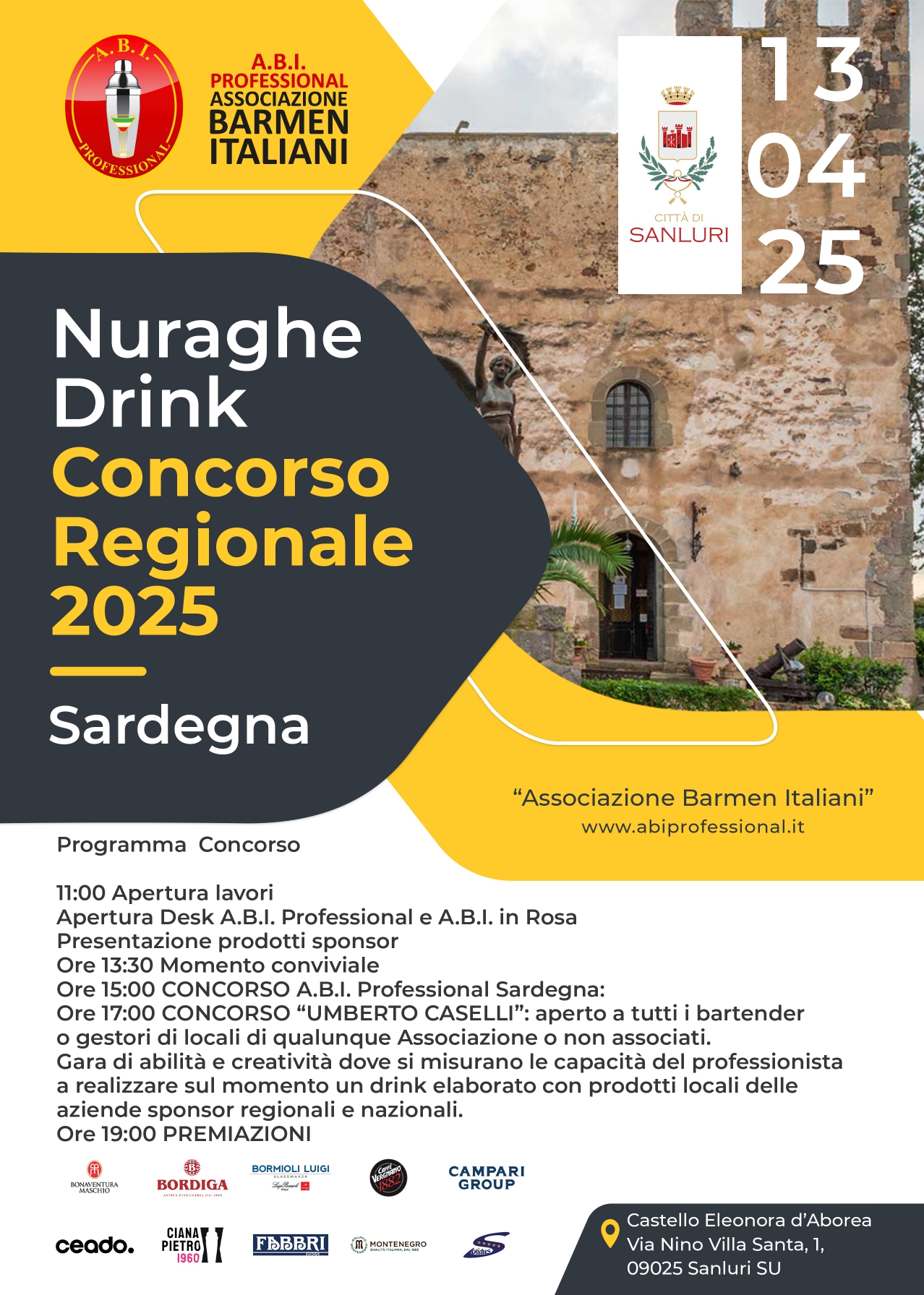 Locandina Concorso Regionale 2025 Sardegna