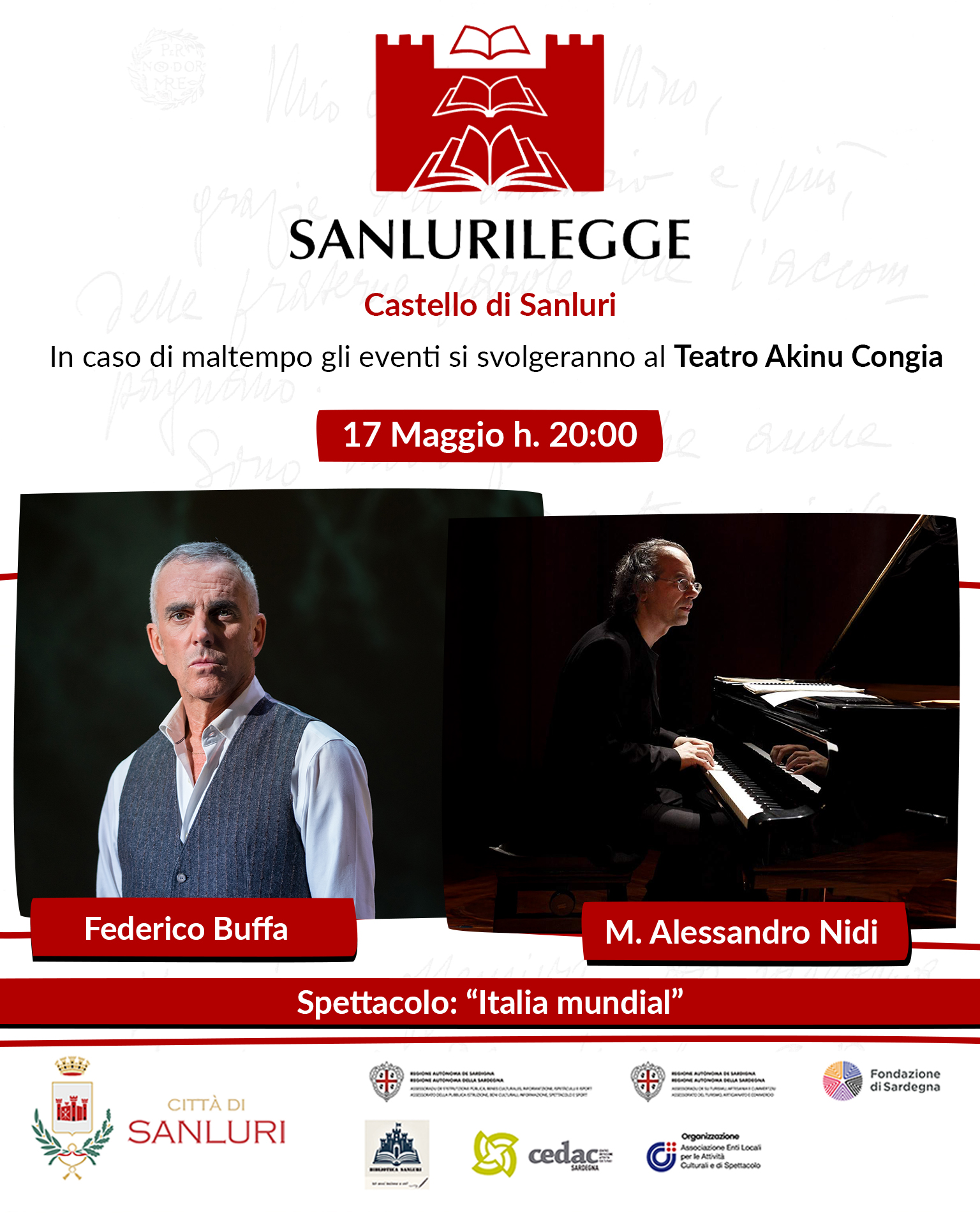 Federico Buffa con Alessandro Nidi