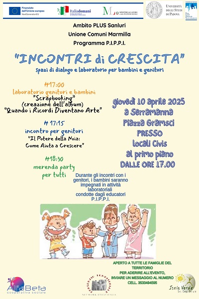 INCONTRI DI CRESCITA 10 aprile Serramanna page 0001
