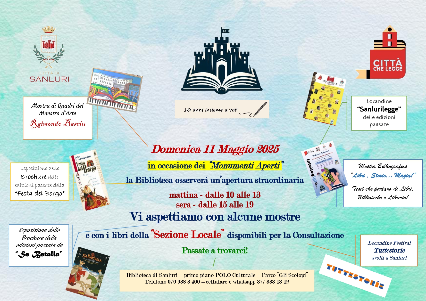apertura biblio per Monumenti Aperti 2025