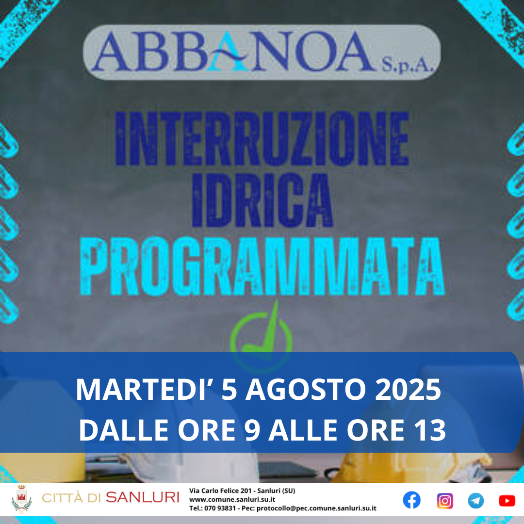 interruzione idrica